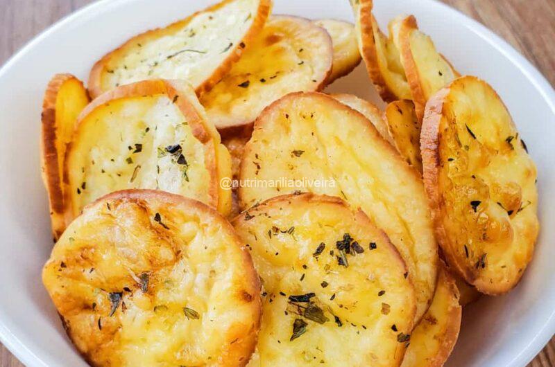 Receita: Chips de provolone